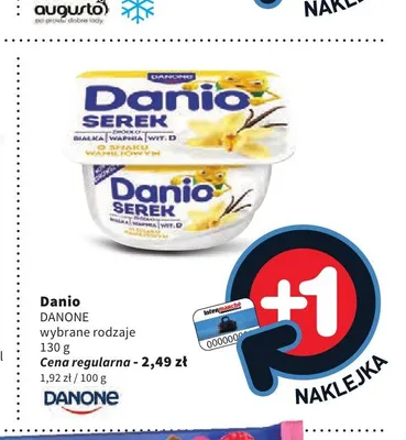 Serek homogenizowany Danio promocja w Intermarche