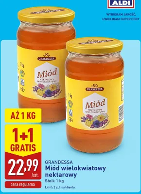Miód wielokwiatowy Zaczarowany ogród promocja w Aldi