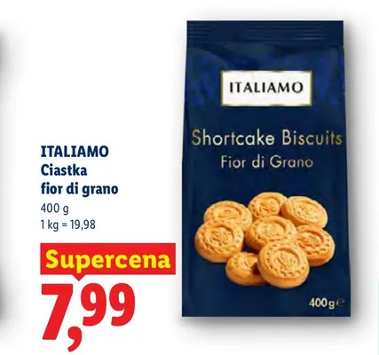 Ciastka fior di grano Italiamo promocja w Lidl