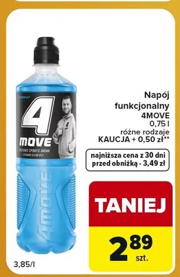 Napój funkcjonalny 4MOVE promocja w Carrefour Express