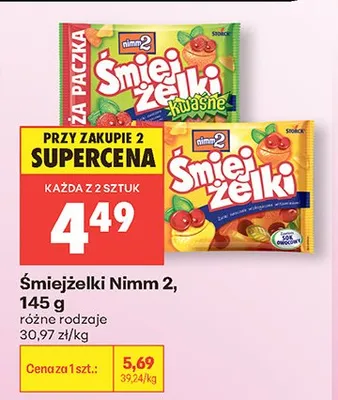 Śmiejżelki Nimm 2 promocja w Biedronka