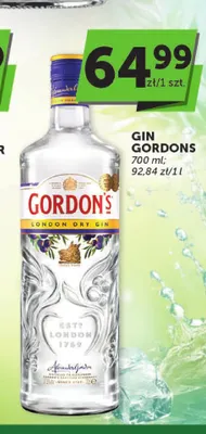Gin Gordons promocja w Euro Sklep