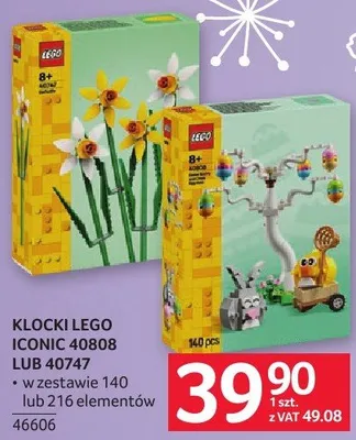 Klocki LEGO ICONIC 40808 LUB 40747 w zestawie 140 lub 216 elementów promocja w Selgros