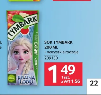 Sok Tymbark promocja w Selgros