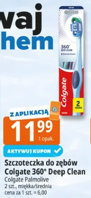 Szczoteczka do zębów Colgate 360° Deep Clean promocja w Leclerc
