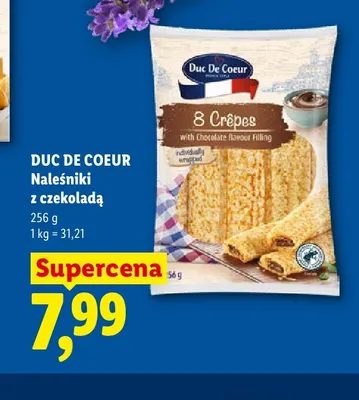 Naleśniki z czekoladą Duc De Coeur promocja w Lidl