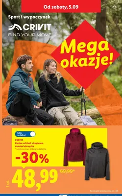 Kurtka softshell z kapturem męska Crivit promocja w Lidl