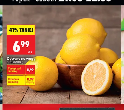 Cytryna na wagę promocja w Biedronka