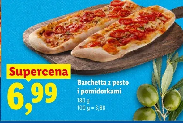 Barchetta z pesto i pomidorkami promocja w Lidl