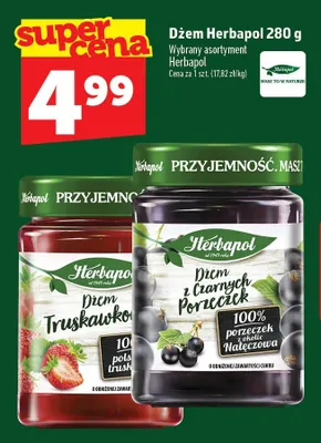 Dżem z czarnych porzeczek Herbapol promocja w TOPAZ