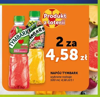 Napój Tymbark Malina Mięta promocja w Groszek