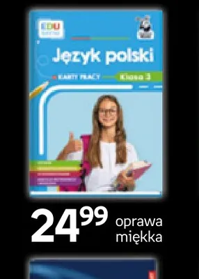 Karty pracy Język polski klasa 3 Edu Wilga promocja w Empik