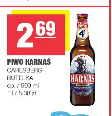 Piwo Harnaś promocja w SPAR