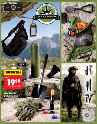 Akcesoria survivalowe Wild Trek promocja w Biedronka
