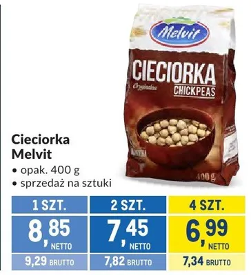 Cieciorka Melvit promocja w Makro