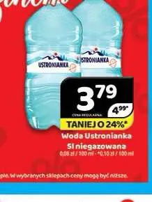 Woda niegazowana Ustronianka promocja w Delfin
