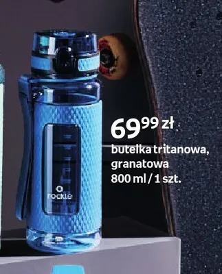 Butelka tritanowa Rockle granatowa promocja w Empik