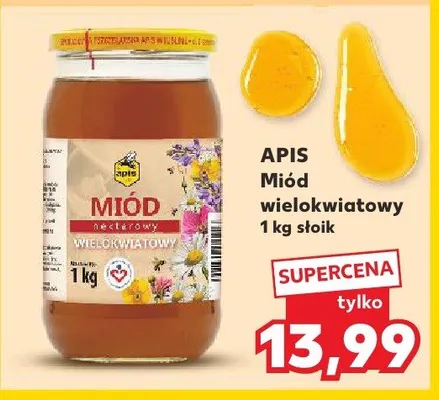 Miód wielokwiatowy Apis promocja w Kaufland