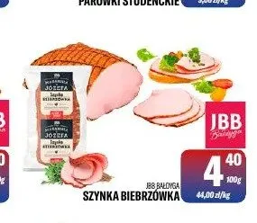 Szynka Biebrzówka JBB Bałdyga promocja w Tomi Markt