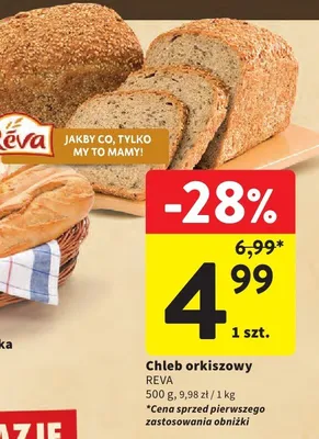 Chleb orkiszowy promocja w Intermarche