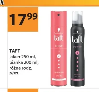 Lakier do włosów Taft promocja w Drogerie Laboo