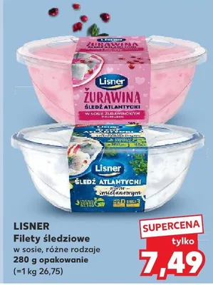 Filety śledziowe w sosie, różne rodzaje promocja w Kaufland