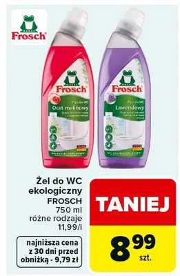 Żel do WC ekologiczny Ocet malinowy promocja w Carrefour Market