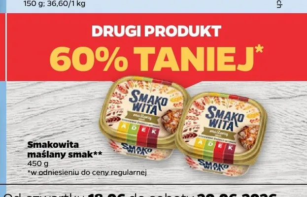 Smakowita maślany smak promocja w Netto