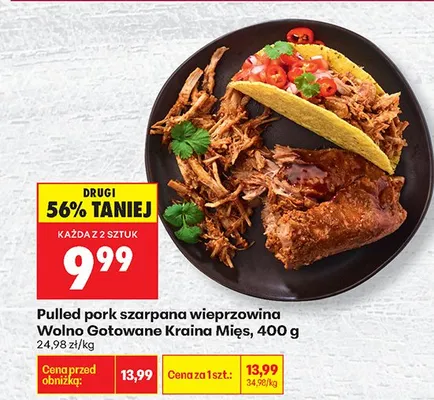 Szarpana wieprzowina Wolno Gotowane  promocja w Biedronka