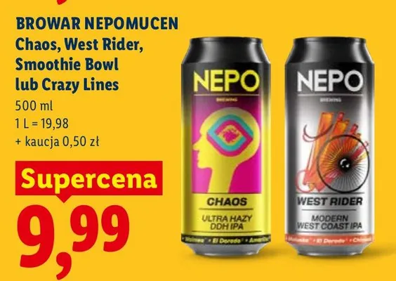 Piwo Hosl promocja w Lidl