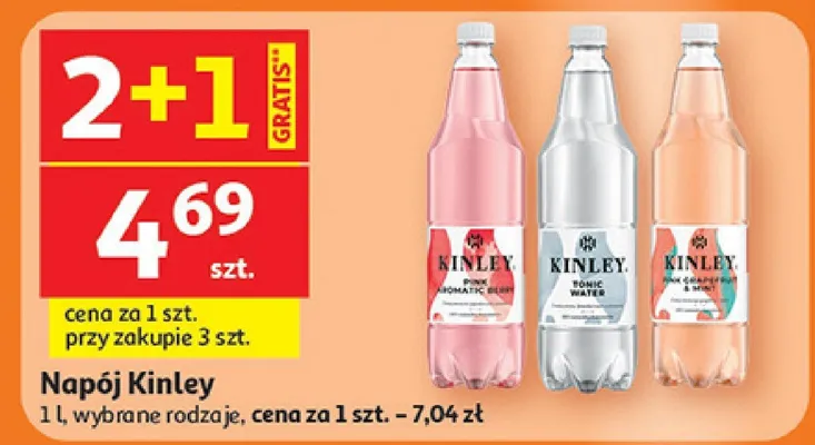 Napój 1 l, wybrane rodzaje promocja w Auchan