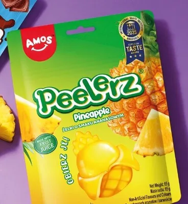 Żelki Amos Peelerz Pineapple promocja w Kaufland