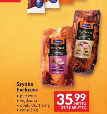 Szynka Exclusive wędzona Tarczyński promocja w Makro