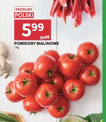 Pomidory malinowe promocja w Stokrotka