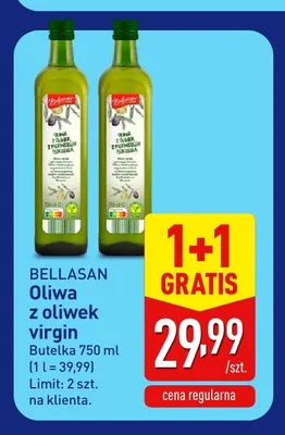 Oliwa z oliwek virgin Bellasan promocja w Aldi