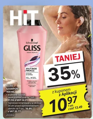Szampon do włosów Gliss Split Ends Miracle promocja w Selgros