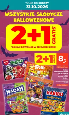 Słodycze halloweenowe Haribo Halloween promocja w Dealz