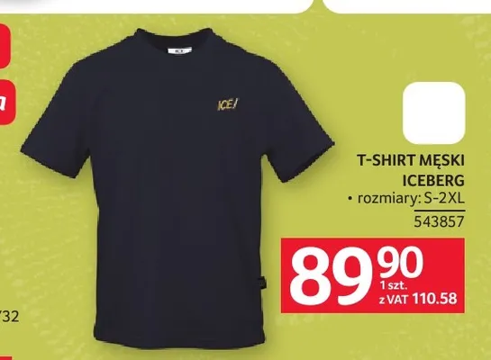 T-shirt męski Iceberg promocja w Selgros