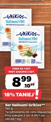 Ser Halloumi Grikios promocja w Netto