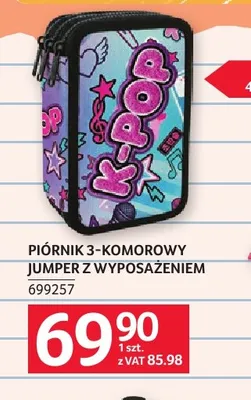 Piórnik 3-komorowy Jumper z wyposażeniem promocja w Selgros