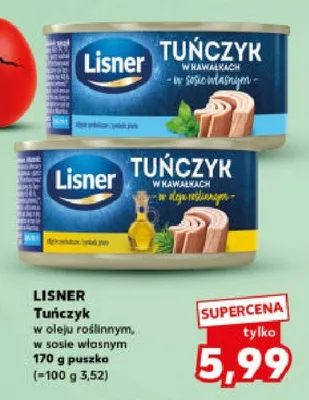 Tuńczyk w sosie własnym promocja w Kaufland