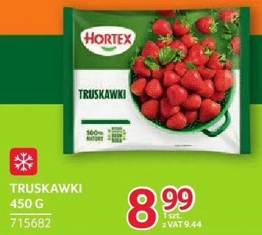 Truskawki mrożone Hortex 450g promocja w Selgros