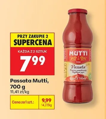 Passata pomidorowa Mutti promocja w Biedronka