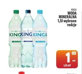 Woda mineralna Kinga Pienińska promocja w Tomi Markt