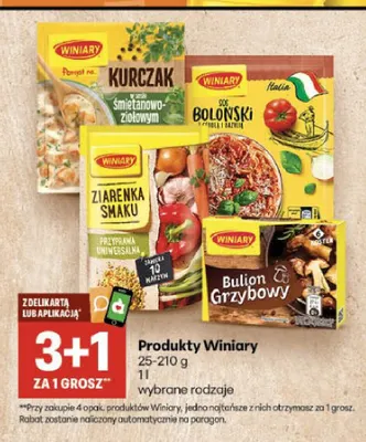 Produkty Winiary promocja w Delikatesy Centrum