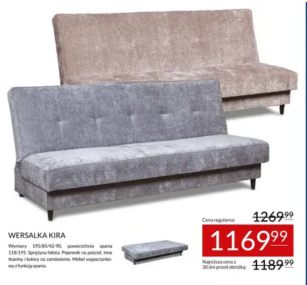 Wersalka Kira promocja w Abra Meble