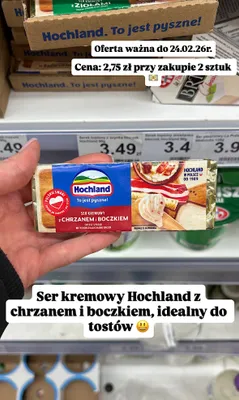 Ser kremowy z chrzanem i boczkiem promocja w Dino