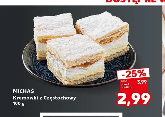 Kremówki z Częstochowy Michaś promocja w Kaufland