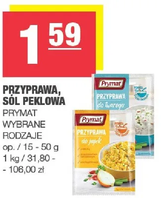 Przyprawa, sól peklująca promocja w SPAR
