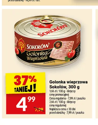 Golonka wieprzowa Sokołów promocja w Twój Market